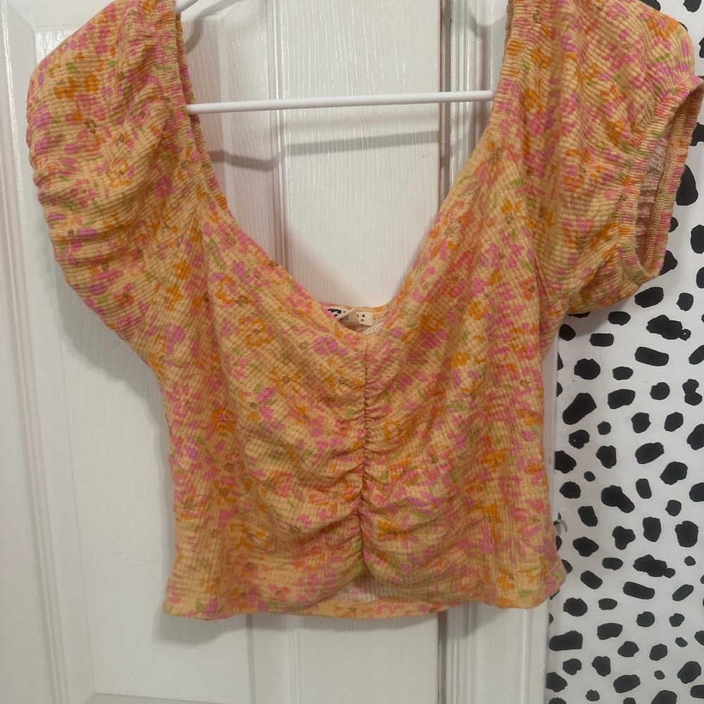 Floral billabong shirt